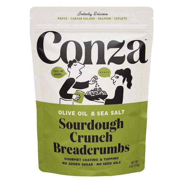 Conza - 'Olive Oil & Sea Salt' Sourdough Crunch (6OZ)