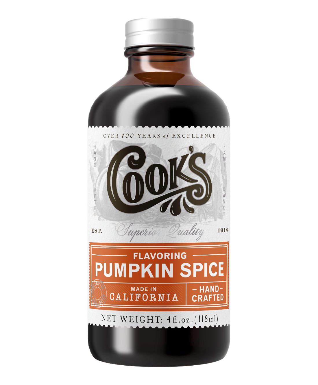 Cook's - 'Pumpkin Spice' Flavoring (4OZ)