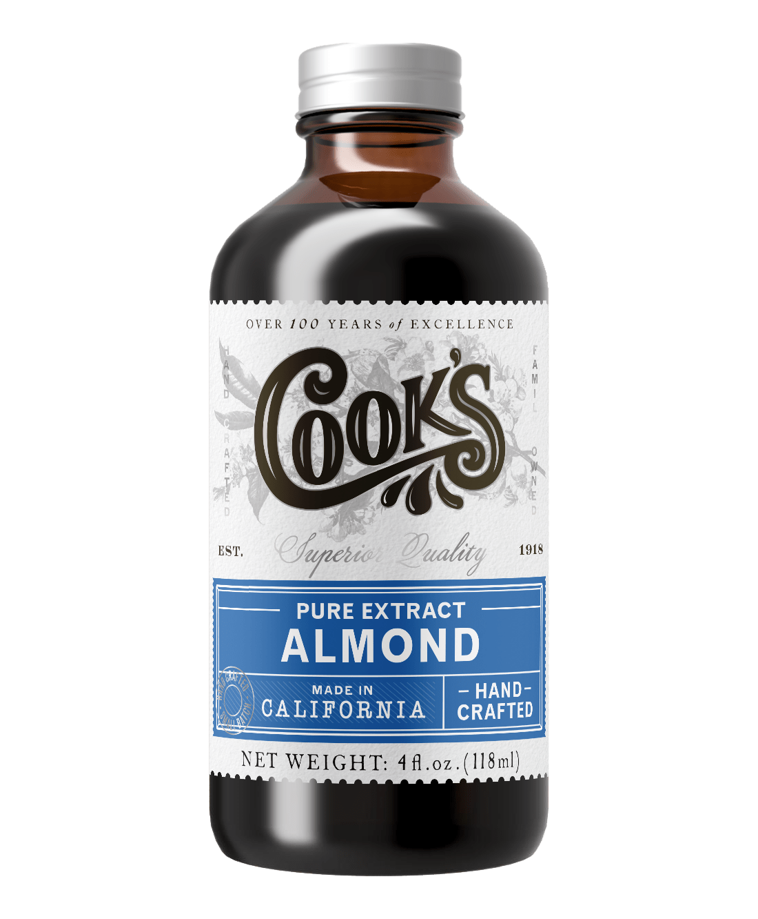 Cook's - Pure Almond Extract (4OZ)