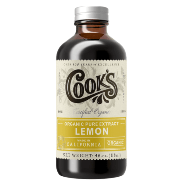 Cook's - Pure Lemon Extract (4OZ).