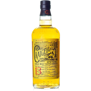 Craigellachie 13-year-old Speyside single malt Scotch in a 750ml bottle.