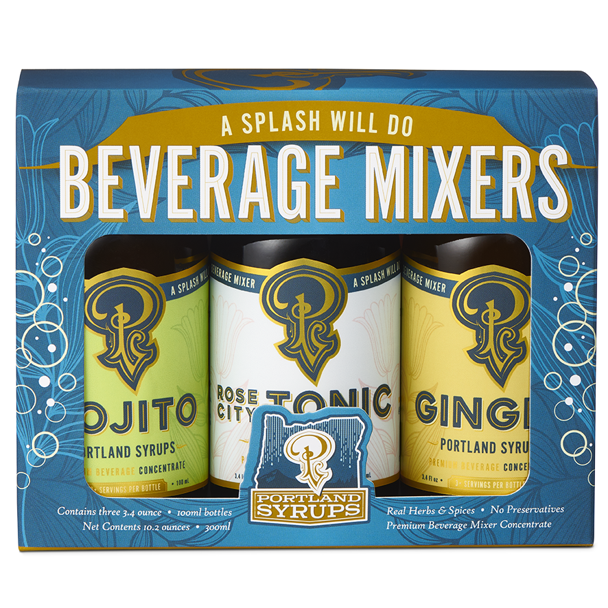 Portland Syrups - 'Beverage Mixers' Cocktail Sampler Set (3CT)