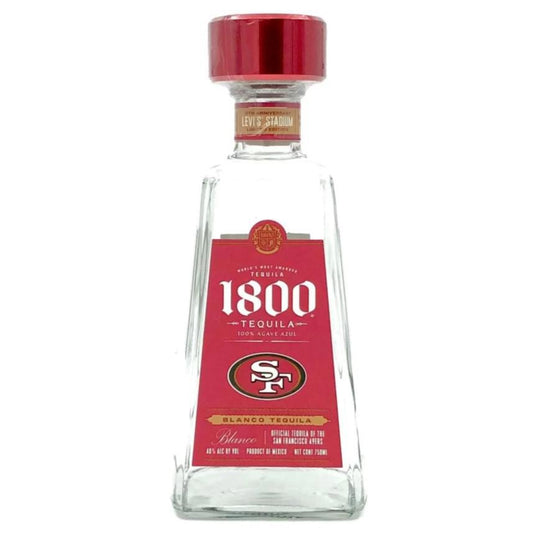 1800 Tequila - 'San Francisco 49ers' Blanco Tequila (750ML)