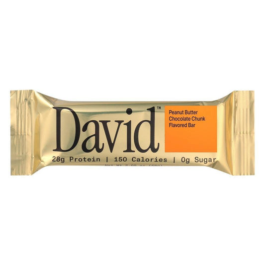 David Protein - 'Peanut Butter Chocolate Chunk' Protein Bar (58G)