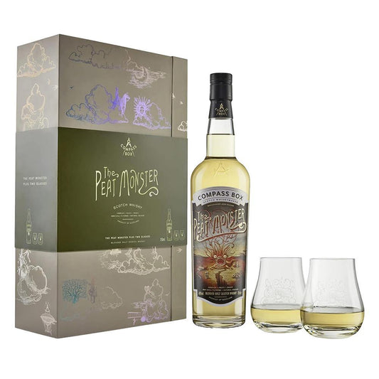 Compass Box - 'The Peat Monster: Gift Set' Blended Scotch Whisky (750ML)