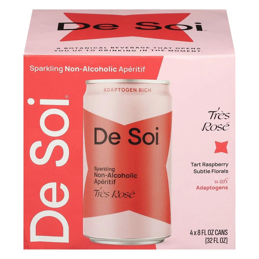 De Soi - 'Très Rosé' Sparkling Non - Alcoholic Aperitif (4PK)