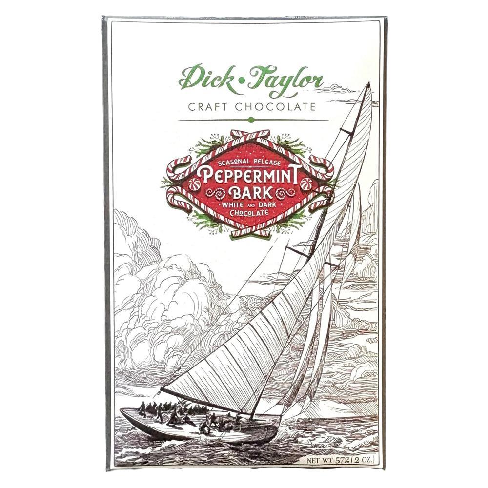 Dick Taylor Craft Chocolate - 'Peppermint Bark' White & Dark Chocolate (2OZ | 72%)