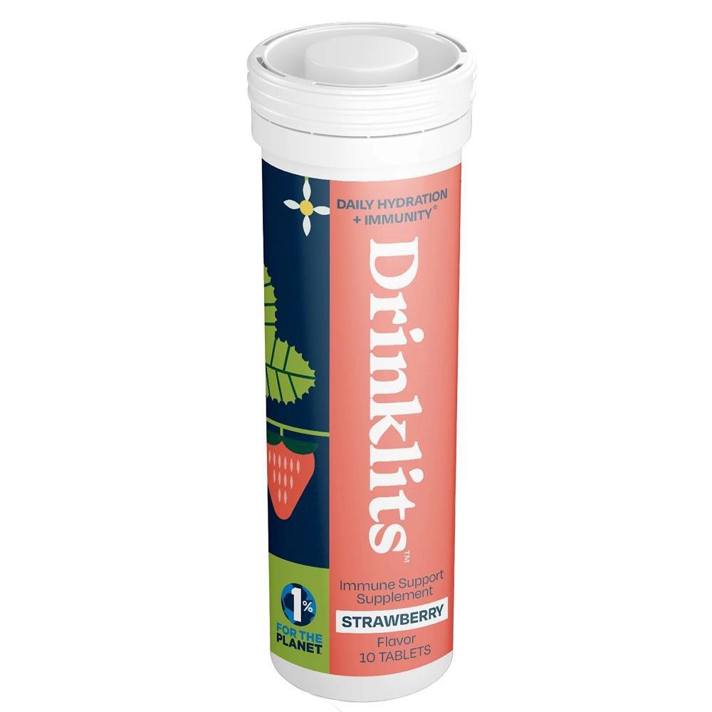 Drinklits Hydration - 'Strawberry' Hydration & Immunity Supplement (10CT)