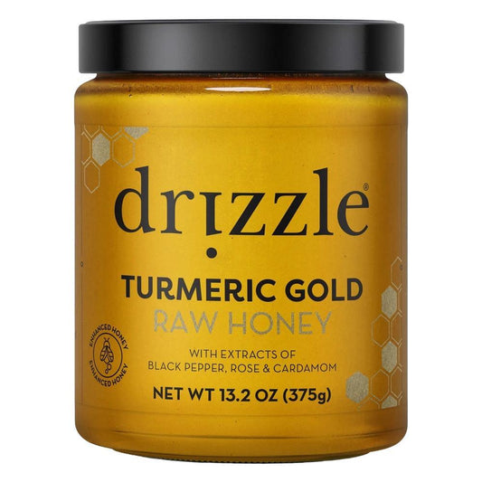 Drizzle Honey - 'Turmeric Gold' Raw Honey (13.20OZ)