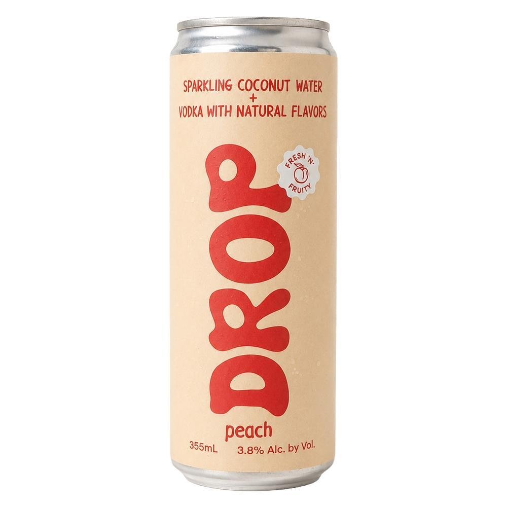 Drop - 'Peach' Alcoholic Sparkling Coconut Water (4PK)