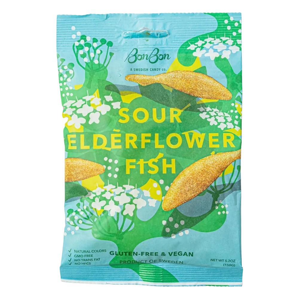 BonBon  - 'Sour Elderflower Fish' Candy (5.2OZ)