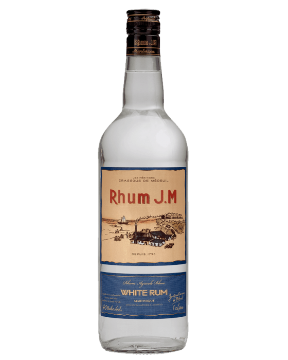 Rhum J.M. - 'White Rum' Rhum Agicole Blanc (1L)