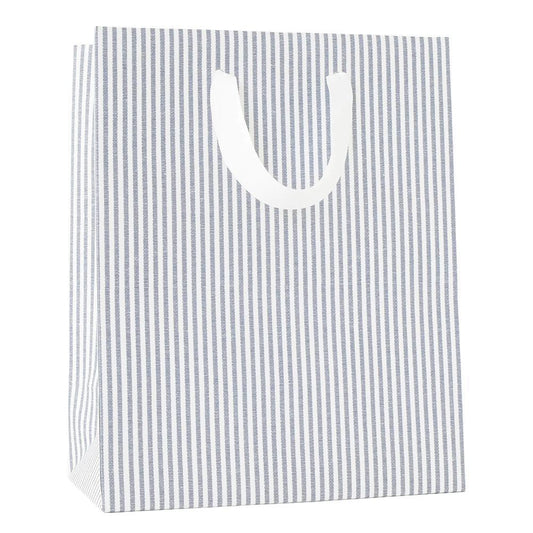 Sugar Paper - 'Blue Ticking Stripe' Gift Bag (1CT)