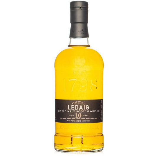 Tobermory Distillery - 'Ledaig' 10yr Isle Of Mull Single Malt Scotch (750ML)