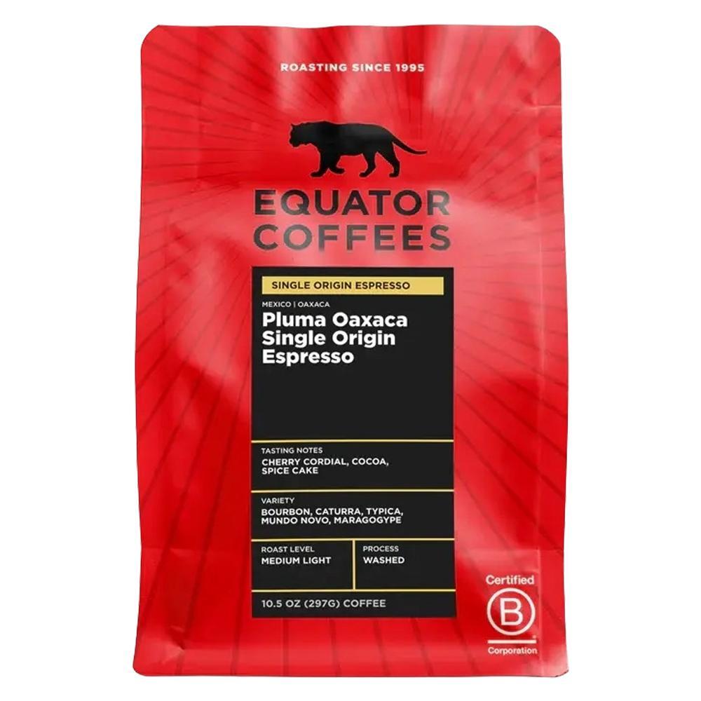 Equator Coffees - 'Mexico Pluma Oaxaca Single Origin' Espresso Coffee Beans (12OZ)