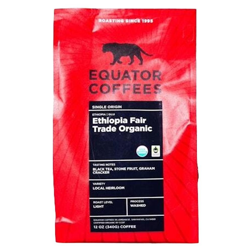 Equator Coffees - 'Organic Ethiopia Single Origin' Coffee Beans (12OZ)