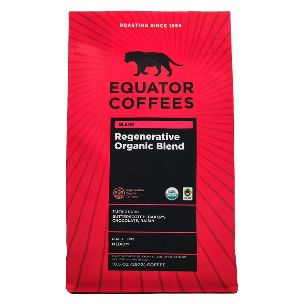 Equator Coffees Regenerative Nicaragua coffee beans 10.5oz bag, suited for client appreciation gifts.