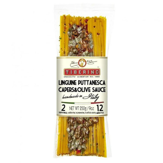 Tiberino - Linguine 'Puttanesca' w/ Capers & Olives (9OZ)