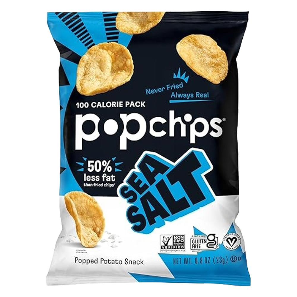 Popchips - 'Sea Salt & Vinegar' Popped Potato Snack (0.8OZ)