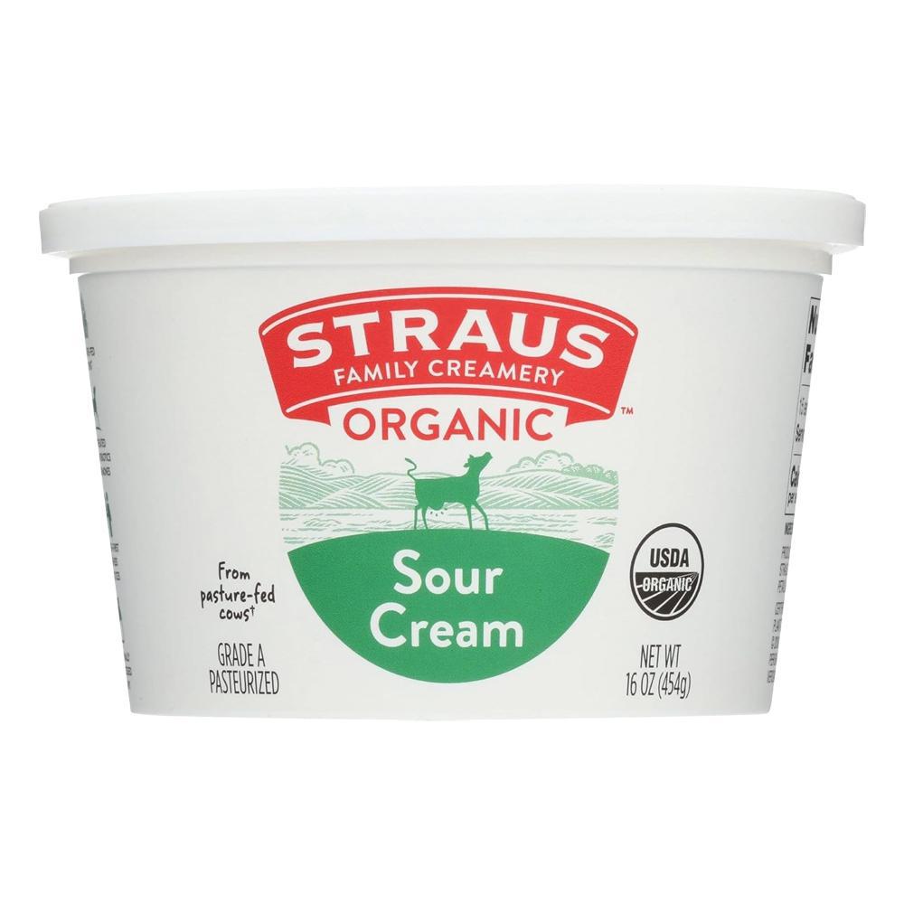 Straus Creamery - Organic Sour Cream (16OZ)