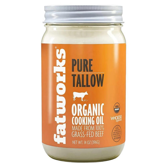 Fatworks - Pure Tallow Organic Premium Cooking Oil (14OZ)