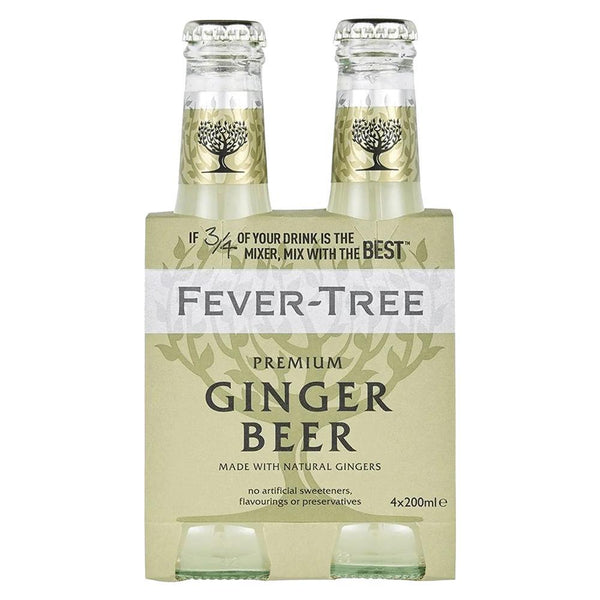 Fever Tree - 'Premium' Ginger Beer (4x200ML).