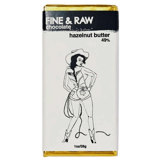 Fine & Raw - 'Hazelnut Butter' Chocolate Bar (28G | 49%)
