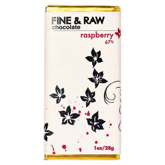 Fine & Raw - 'Raspberry' Chocolate Bar (28G | 64%)