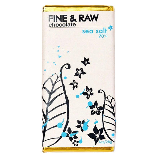 Fine & Raw - 'Sea Salt' Chocolate Bar (28G | 70%)