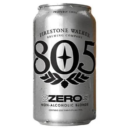 Firestone Walker Brewing Co. - '8ZERO5' Non-Alcoholic Blonde (12OZ).