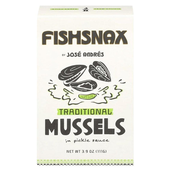 FishSnax by Jose Andres - Mussels w/ Pickle Sauce (3.9OZ)