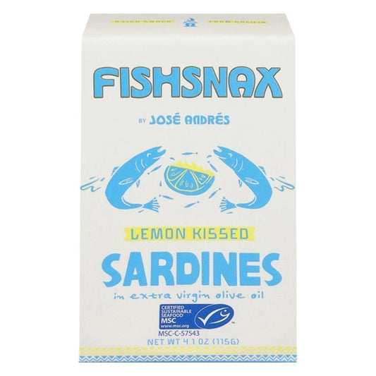 FishSnax by Jose Andres - Sardines w/ Lemon & Olive Oil (4.01OZ)
