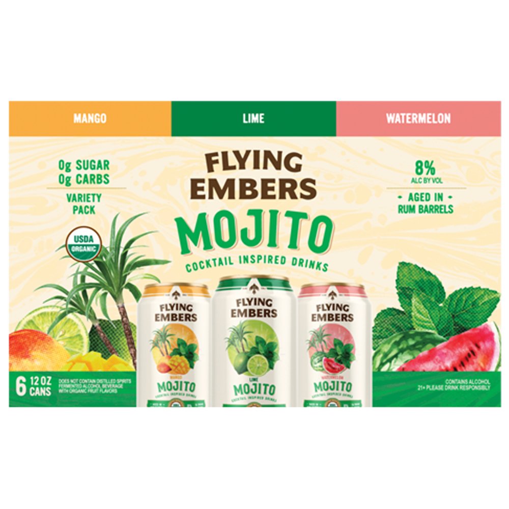 Flying Embers - 'Mojito' Hard Seltzer Variety Pack (6PK)