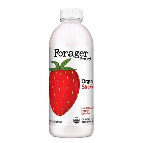 Forager project - Organic Strawberry Probiotic Cashew & Coconut smoothie (28OZ) - The Epicurean Trader