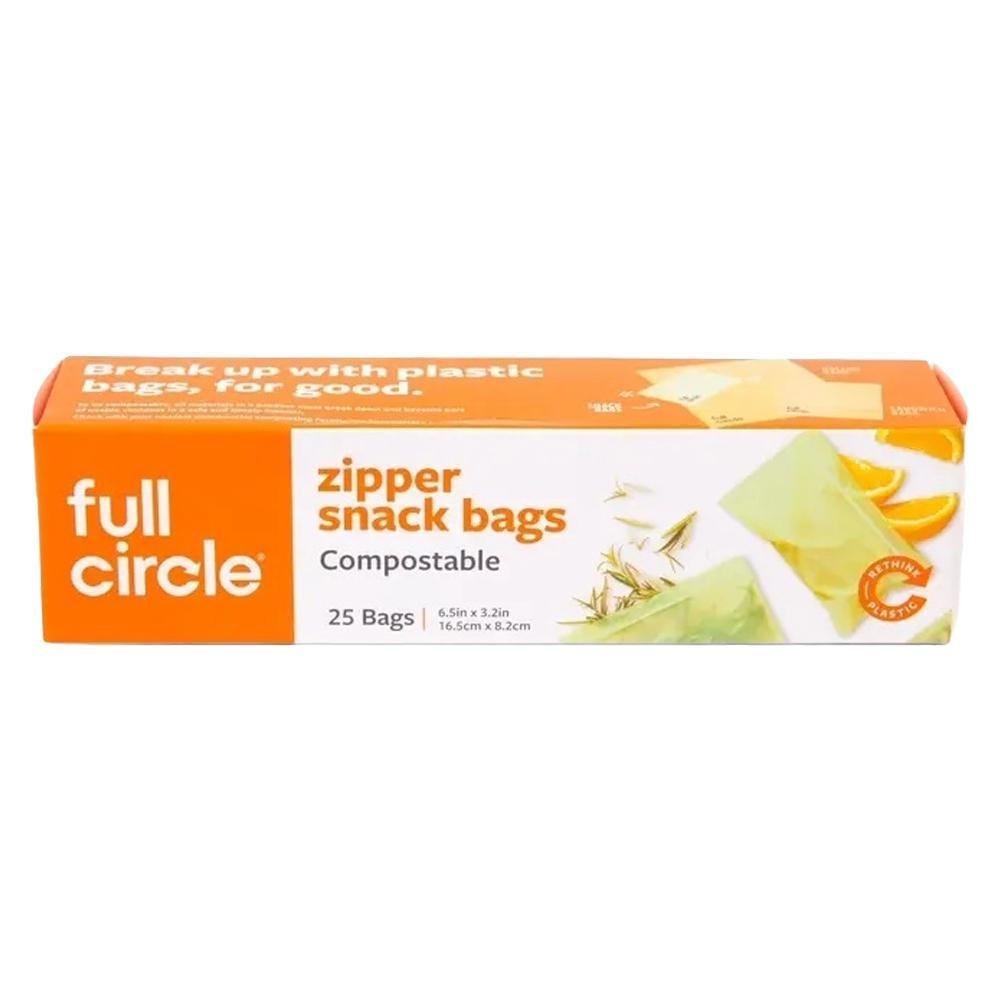 Full Circle Home - Compostable Sandwich Zipper Bags (25CT)
