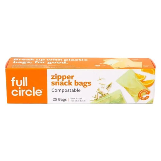 Full Circle Home - Compostable Sandwich Zipper Bags (25CT)