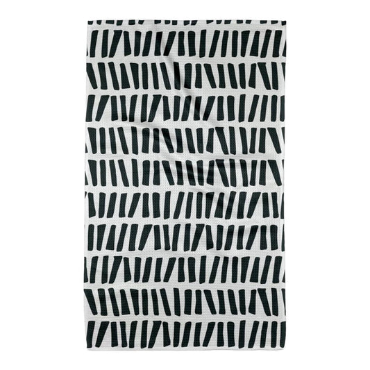 Geometry House - 'All Lined Up' Kitchen Tea Towel (18"x30")