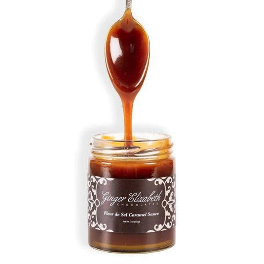 Ginger Elizabeth Chocolates - Fleur de Sel Caramel Sauce (7OZ) - The Epicurean Trader