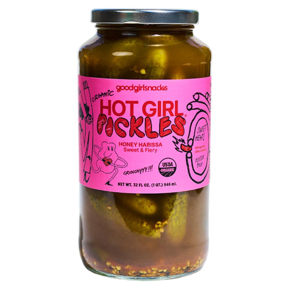 Good Girl Snacks - 'Honey Harissa' Hot Girl Pickles (32OZ).