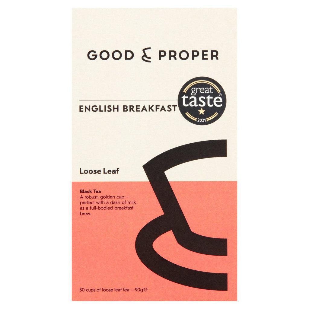 Good & Proper Tea - English Breakfast Loose - Leaf Black Tea (90G | 30 Cups)