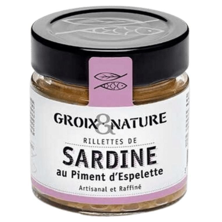 Groix & Nature - 'Sardine Rillettes' Gourmet Seafood Spread w/ Espelette Pepper (3.5OZ)