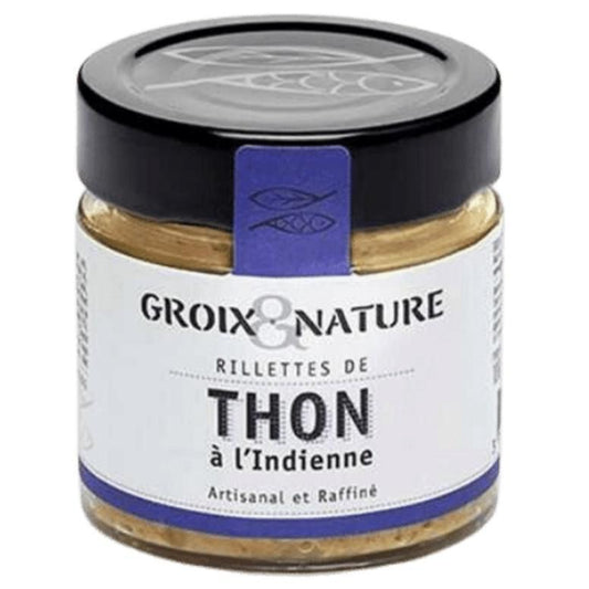 Groix & Nature - 'Tuna Rillettes' Gourmet Seafood Spread w/ Indian Spices (3.5OZ)