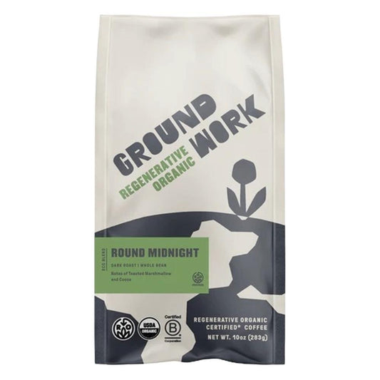 Groundwork Coffee - 'Round Midnight' Dark Roast Coffee Beans (10OZ)