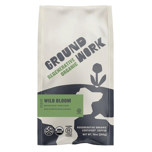 Groundwork Coffee - 'Wild Bloom' Medium Roast Coffee Beans (10OZ)