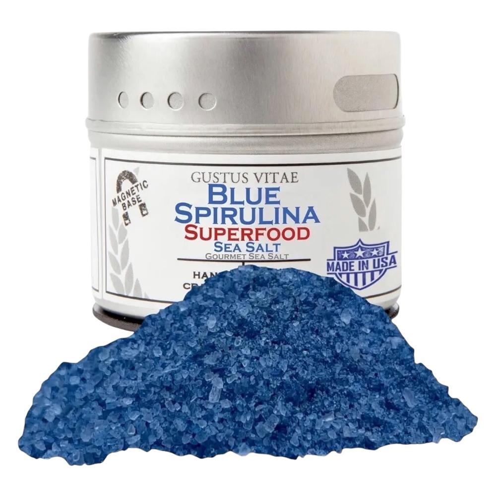 Gustus Vitae - 'Blue Spirulina Superfood' Sea Salt (3OZ)