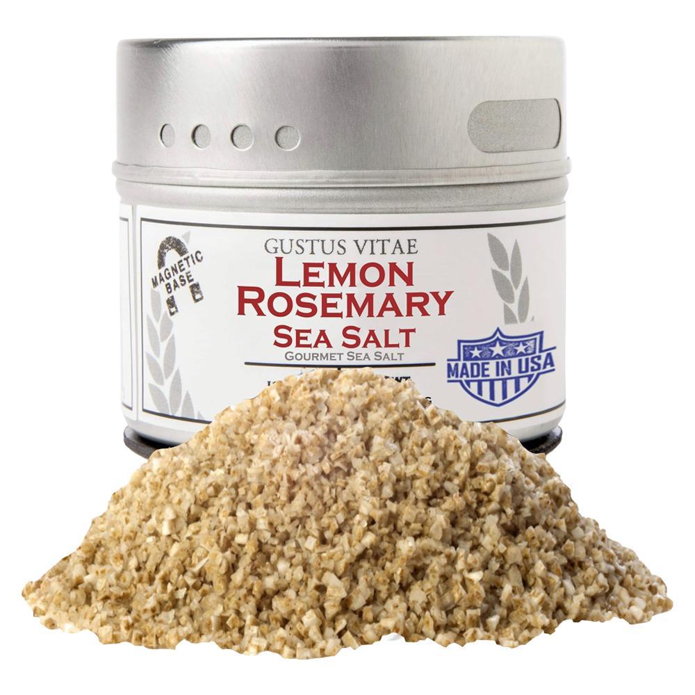 Gustus Vitae - 'Lemon Rosemary' Sea Salt (2.9OZ)