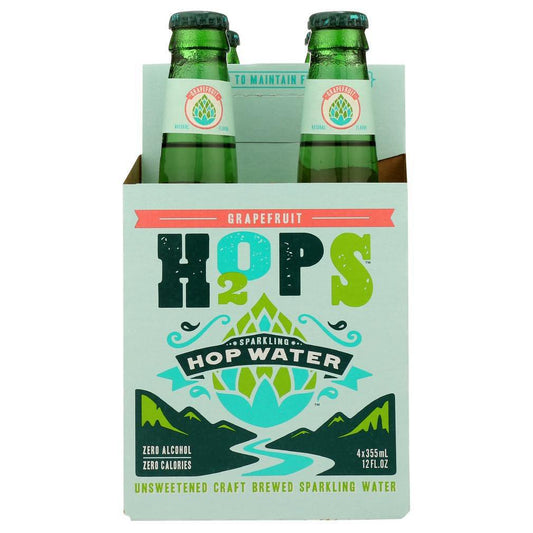 H2OPS - 'Grapefruit' Sparkling Hop Water (4PK)