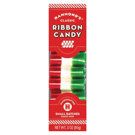 Hammond's Candies - 'Cherry' Ribbon Candy (3OZ)