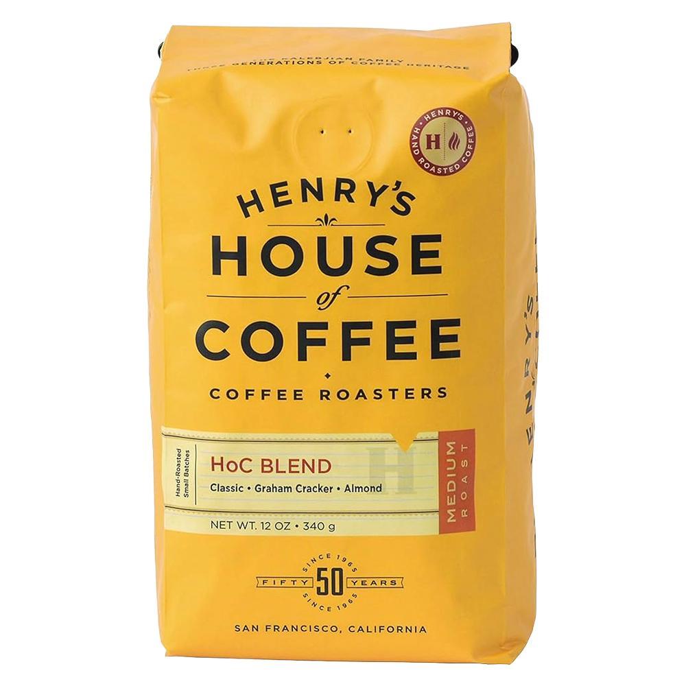 Henry’s House Of Coffee - 'Henry's Blend' Medium Roast Coffee Beans (12OZ)