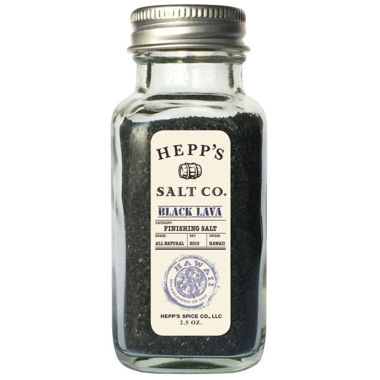 Hepp's Salt Co. - 'Black Lava' Finishing Salt (2.5OZ) - The Epicurean Trader